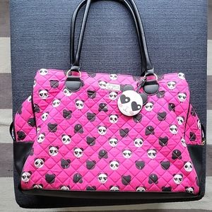Betsey Johnson large pink panda bag